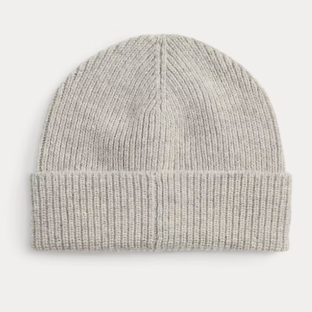 NWT Polo Ralph Lauren Signature Pony Wool-Blend Beanie - Picture 2 of 2